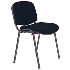 Ecton Black Frame Stacking Conference Chairs