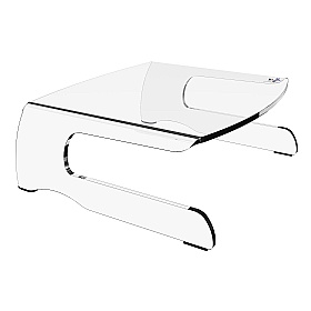 Addit 55 Clearspace Ergonomic Monitor Riser - Office Accessories