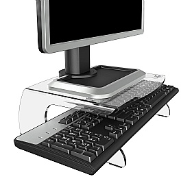 Addit 55 Clearspace Ergonomic Monitor Riser - Office Accessories