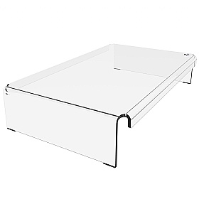 Addit 90 Clearspace Ergonomic Monitor Riser - Office Accessories