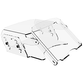 Addit 57 Clearspace Ergonomic Height Adjustable Monitor Riser - Office Accessories