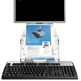 Addit 57 Clearspace Ergonomic Height Adjustable Monitor Riser - Office Accessories