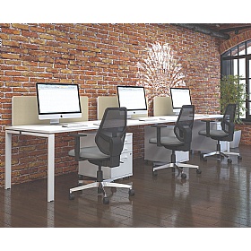 Axxiom Rectangular Starter Bench Desks - Office Desks