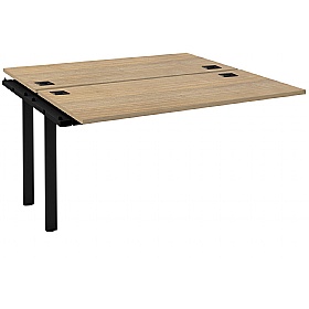Axxiom Rectangular Back to Back Bench Extension Desks - Office Desks