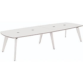 Tract Shades Boat Shaped Breakout and Boardroom Tables - Meeting Room