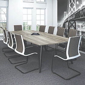 Tract Shades Boat Shaped Breakout and Boardroom Tables
