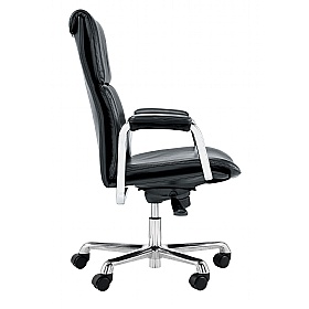 Boss Design Real Leather Delphi High Back Office Chair - Office Chairs