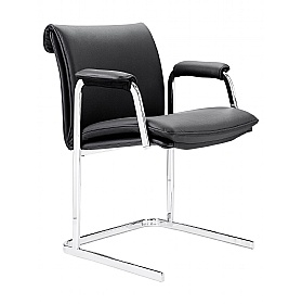 Boss Design Real Leather Delphi Low Back Boardroom Chair