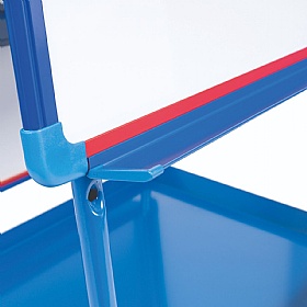 School Mate Creation Station Double Sided Mobile Easel - Display Equipment