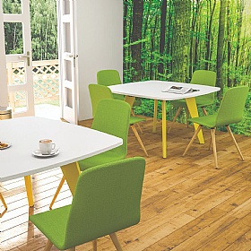 Tract Shades Arc Square Breakout and Meeting Tables