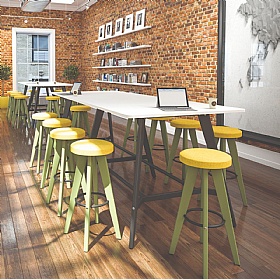 Tract Shades Meeting and Breakout High Stools - Breakout & Canteen