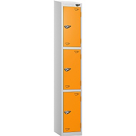 Pure Antibacterial Sloping Top Lockers with Hasp and Staple - Office Storage