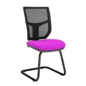 Haddon Mesh Back Visitor Chairs - Office Chairs