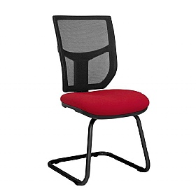 Haddon Mesh Back Visitor Chairs - Office Chairs