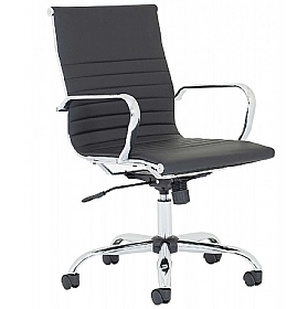 Nola Medium Back Bonded Leather Executive Chair
