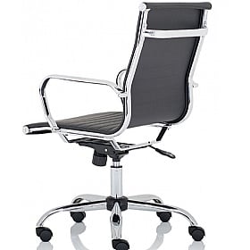 Nola Medium Back Bonded Leather Executive Chair - Office Chairs