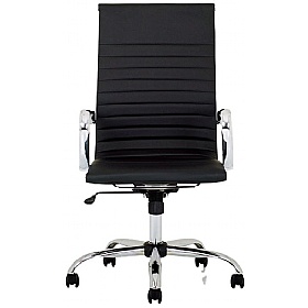 Nola High Back Bonded Leather Executive Chair - Office Chairs