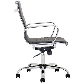 Nola Medium Back Bonded Leather Executive Chair - Office Chairs