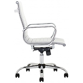 Nola Medium Back Bonded Leather Executive Chair - Office Chairs