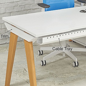 Tract Rectangular Bench Extension Desks - Office Desks