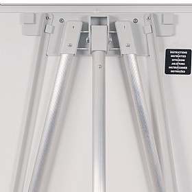 Bi Office Earth Non-Magnetic Tripod Flipchart Easel - Display Equipment