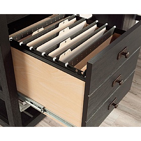 Raven Shaker Style L-Shaped Home Office Corner Desk - Office Desks