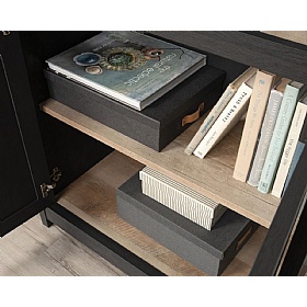 Raven Shaker Style Home Office Bookcase with Cupboard - Office Storage