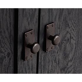 Raven Shaker Style Home Office Bookcase with Cupboard - Office Storage