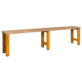 Pure Single Sided Changing and Cloakroom Bench Seats - School Furniture