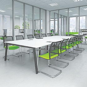Project Rectangular A-Frame Meeting and Boardroom Tables - Meeting Room