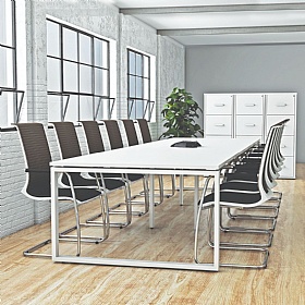 Project Rectangular Hoop Leg Meeting and Boardroom Tables