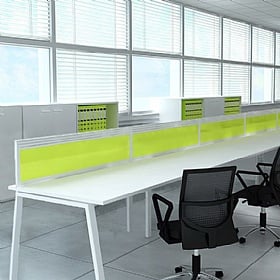 Apex Rectangular Bench Extension Desks - Office Desks