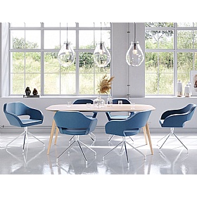 Polo+ 4 Legged Steel Meeting and Breakout Chairs