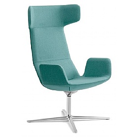 Levato High Back Swivel Lounge and Breakout Chairs