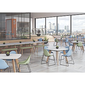 Tract Rectangular High Breakout and Meeting Tables - Meeting Room