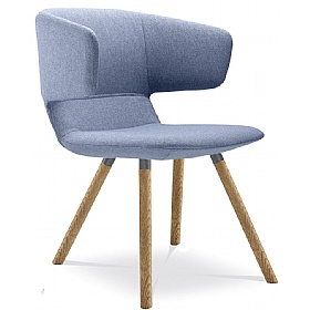 Levato Wooden Leg Meeting and Breakout Chairs