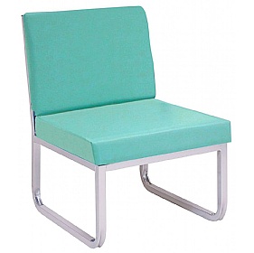 Interlude Vinyl Reception and Waiting Room Skid Base Chairs
