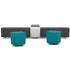 Tandem Modular Reception and Breakout Stools - Breakout & Canteen