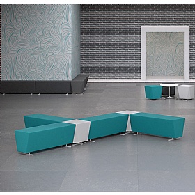 Tandem Modular Reception and Breakout Stools