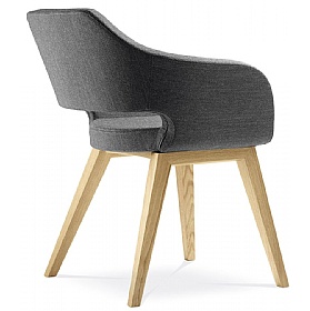 Polo+ 4 Leg Oak Meeting and Breakout Chairs