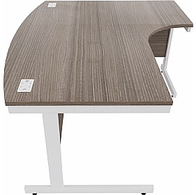 Cogent Bow Fronted Ergonomic Executive Office Desks - Office Desks