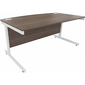 Cogent Bow Fronted Rectangular Executive Office Desks