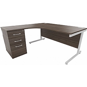 Cogent Ergonomic Radial Combination Office Desks