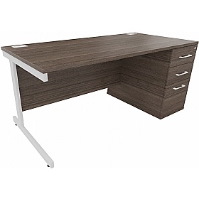 Cogent Rectangular Combination Office Desks - Office Desks