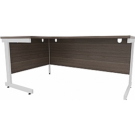 Cogent Shallow Ergonomic Radial Office Desks - Office Desks