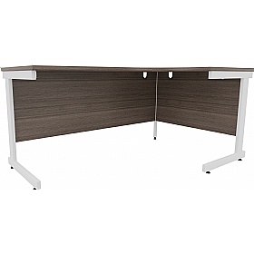 Cogent Shallow Ergonomic Radial Office Desks - Office Desks