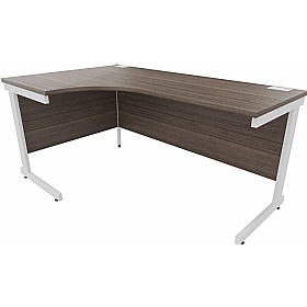 Cogent Shallow Ergonomic Radial Office Desks - Office Desks