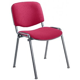 Club Black Frame Stacking Conference Chairs - Pack