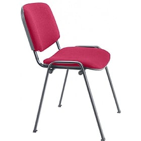 Club Black Frame Stacking Conference Chairs - Pack