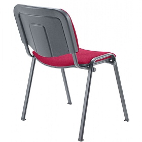 Club Black Frame Stacking Conference Chairs - Pack
